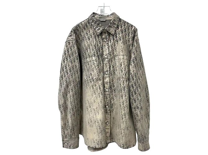 Dior Sovracamicia in denim di cotone Oblique Casually