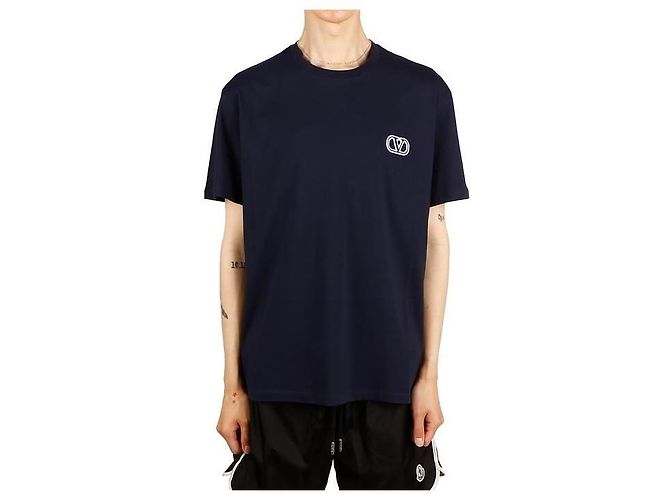 Valentino Kurzarm-T-Shirt mit Logo-Patch