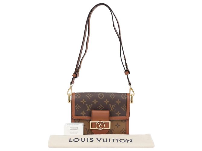 Louis Vuitton Mini Monogram Reverse Canvas Dolphin Shoulder Bag