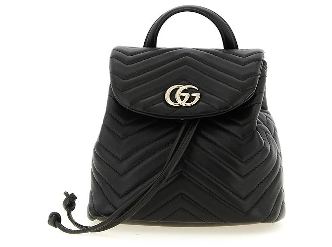 Gucci Black Lamb Leather Backpack