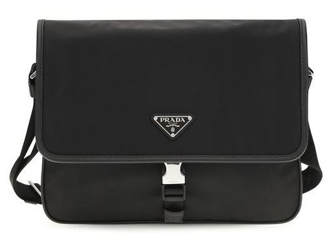 Prada Black Recycled Polyamide Shoulder Bag