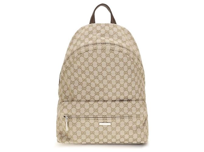 Gucci Beige Fabric Backpack