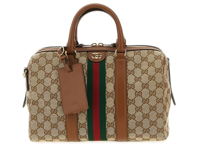 Gucci Beige Polyester-Handtasche