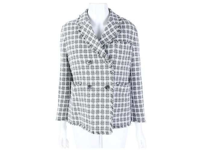 Thom Browne Tweed Jacket Green