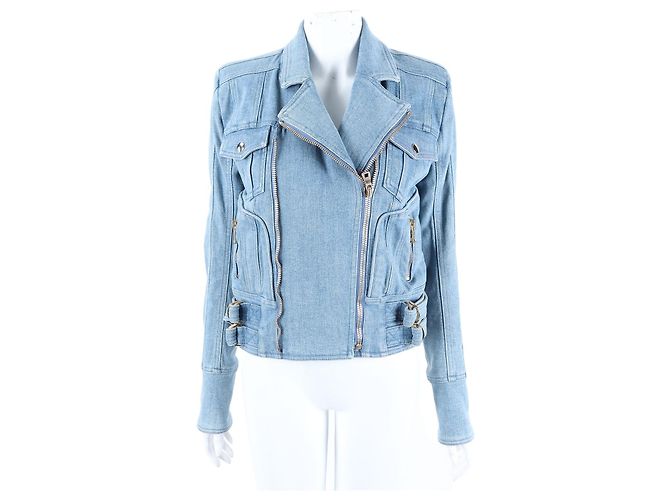 Balmain Denim Jacket Blue