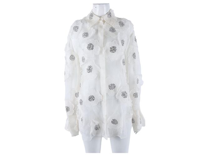 Valentino Seidenbluse mit langen Ärmeln