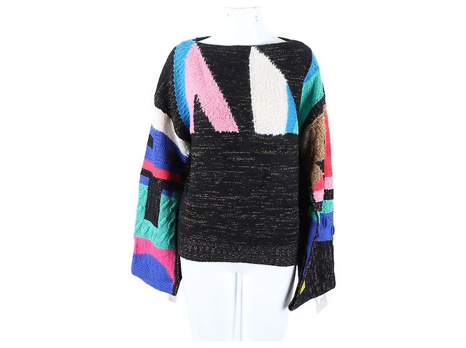 Chanel Strickoberteil mit langen Ärmeln