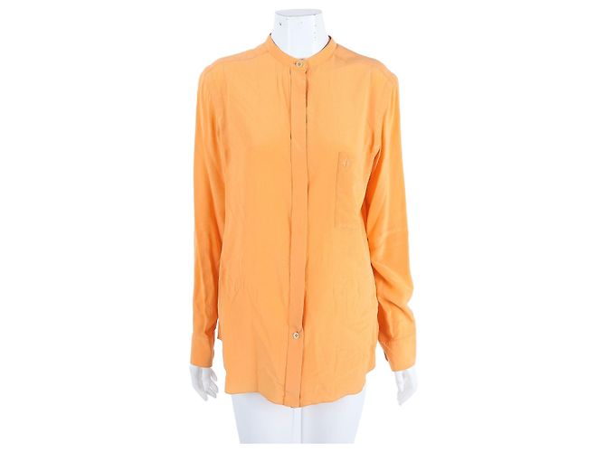 Hermès Hermes Seidenbluse mit langen Ärmeln
