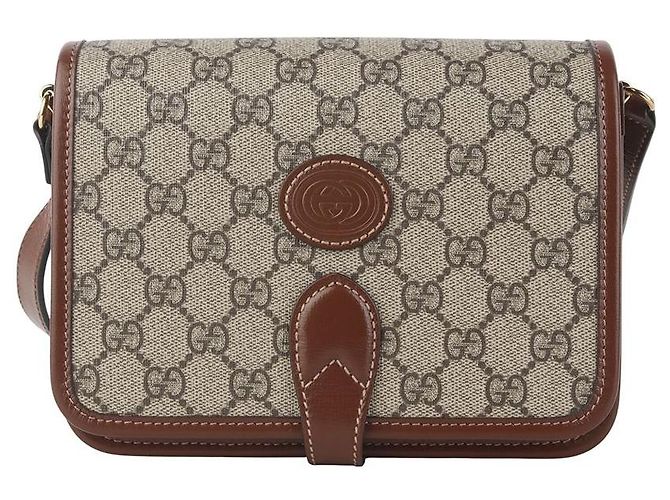 Gucci Borsa a tracolla GG Supreme Interlocking