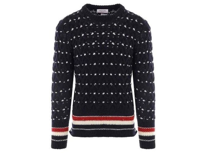 Thom Browne Donigal Cable Classic Knit