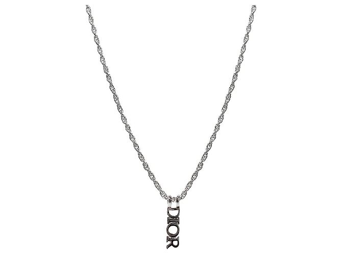 Dior Collana Verticale Argento