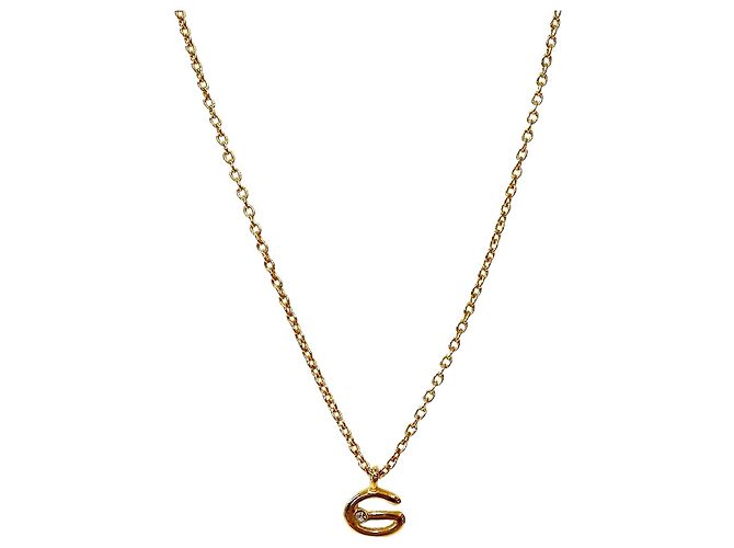 Collier Givenchy Cubic G Doré