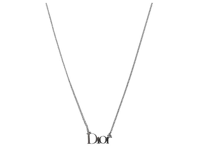 Dior Colar Horizontal Prata