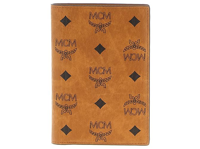 MCM Brown Polyethylene Wallet