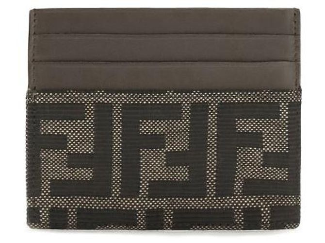 Fendi Brown Polyester Wallet