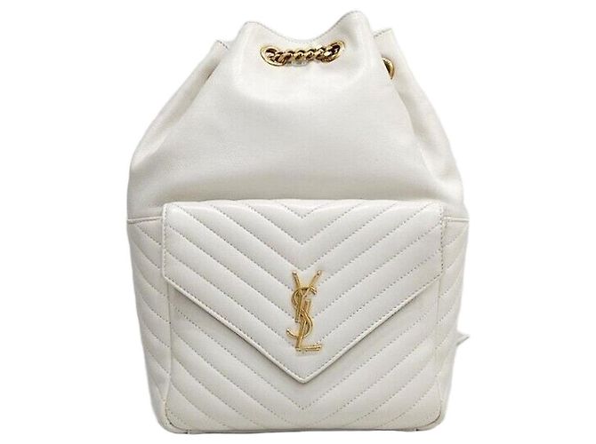 Autre Marque Monogram Joy Backpack Ivory