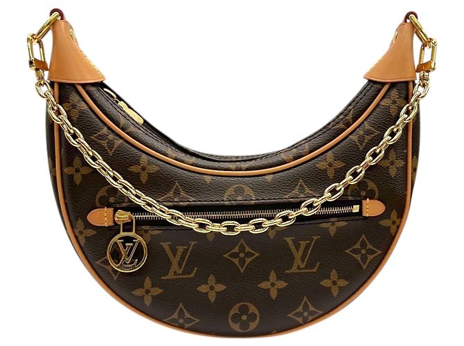 Louis Vuitton Bolsa de Ombro Monogram Loop Chain Bolsa Hobo