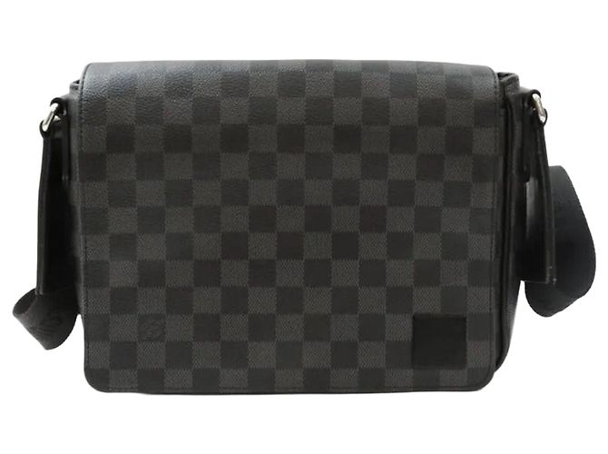 Louis Vuitton Borsa a tracolla District PM Damier Graphite