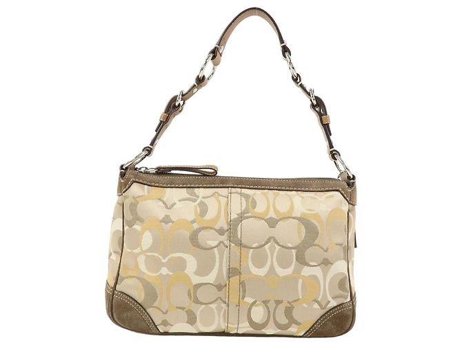Coach Shoulder Canvas Large
