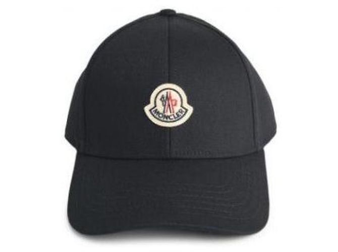 Moncler Logo Baseball Cap Black