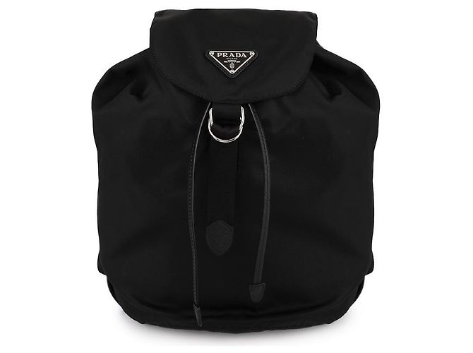 Prada Small Nylon Backpack Black