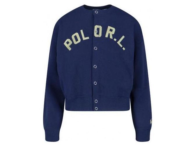 Ralph Lauren Logo-Button-Sweatshirt