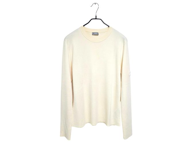 Dior Logo Patch Virgin Wool Knit