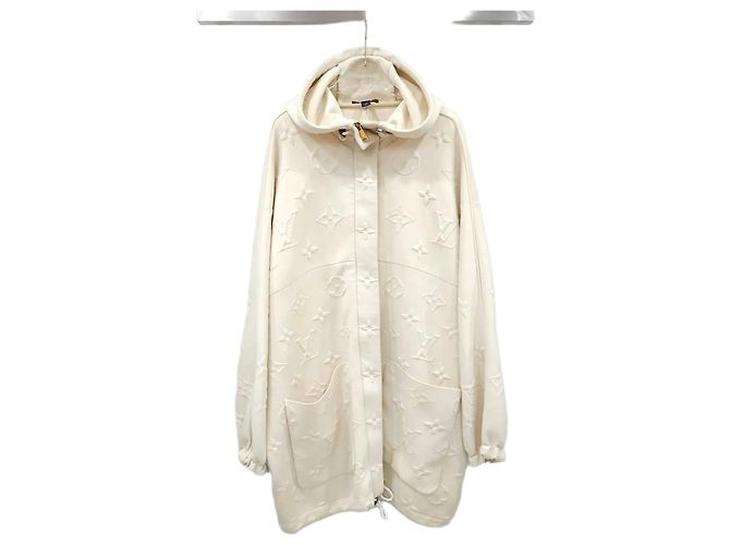 Louis Vuitton Giacca lunga oversize con cappuccio Monogram da donna
