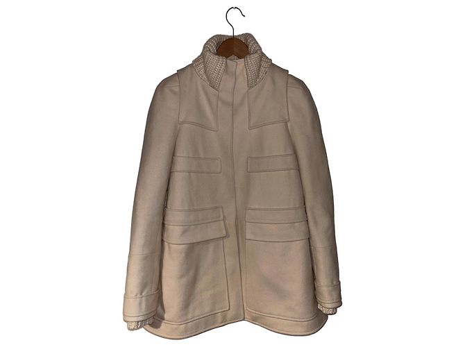 Givenchy beige wool short coat