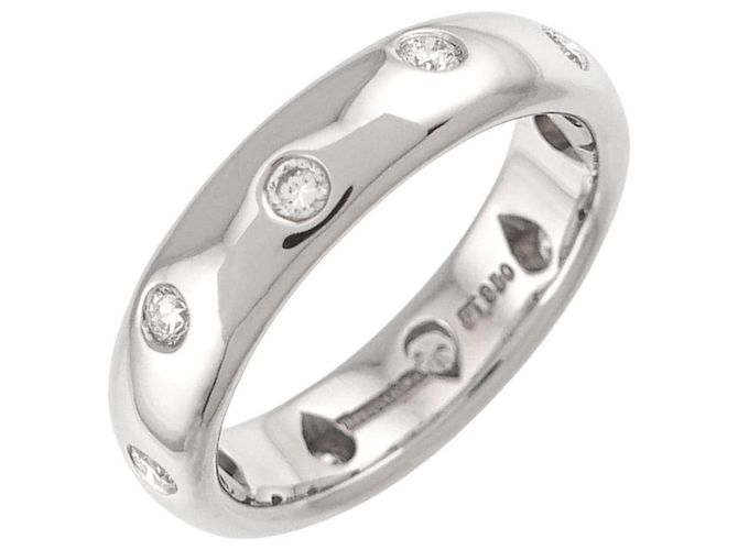 Autre Marque Anello Tiffany & Co. Platinum Dot Diamond