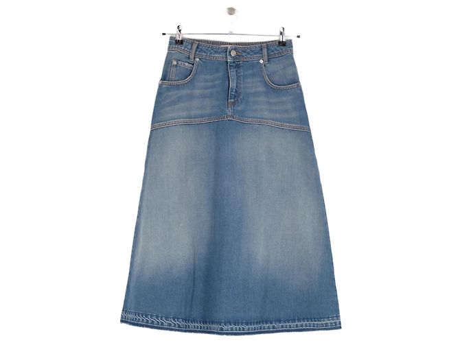 Gonna in denim blu Ba&Sh