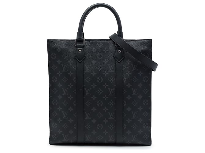 Louis Vuitton Black Monogram Eclipse Sac Plat