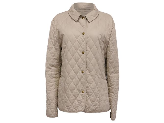 Burberry Constance Steppjacke aus beigem Polyester