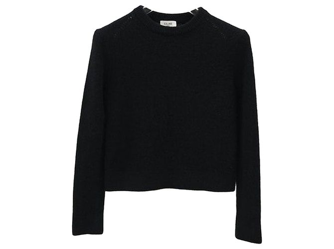 Céline Kaschmir-Pullover mit Rundhalsausschnitt XS