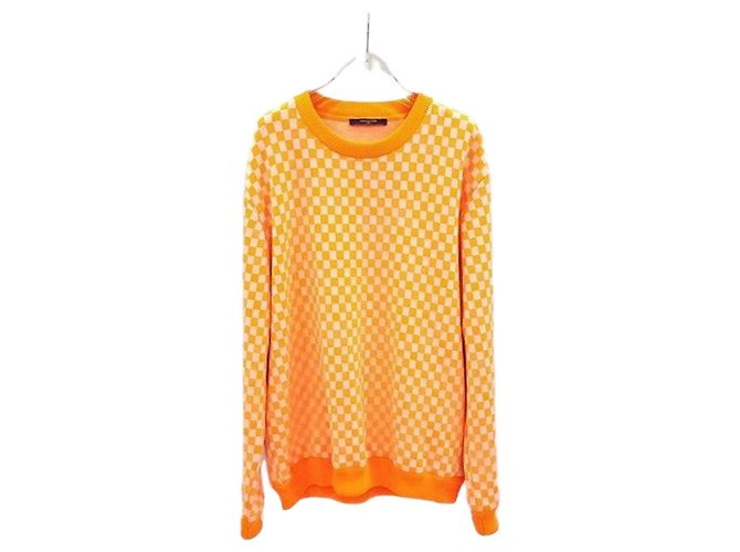 Louis Vuitton Orange Damier Flow Sweatshirt XXL