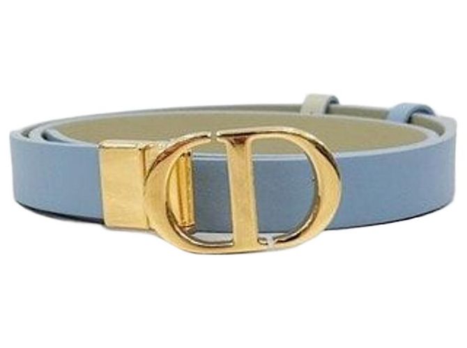 Dior Montaigne Leather Reversible Belt