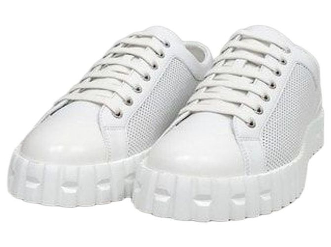 Hermès Cross Sneaker Weiß Leder
