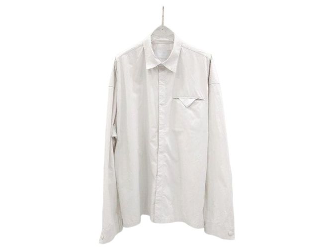 Prada Camisa com detalhe de triângulo