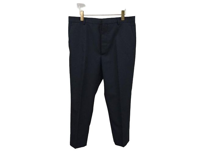 Prada Wool Blend Pants Navy