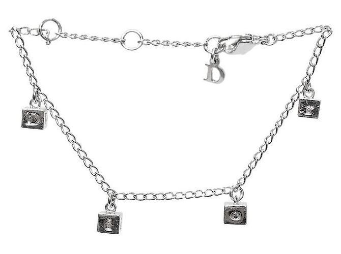 Pulsera Dior Cube Plateada