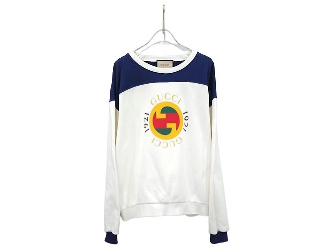 Gucci Bicolor-Sweatshirt mit Interlocking-Print