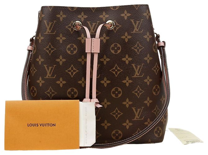 Bucket Louis Vuitton Borsa Secchiello Monogram Canvas Rose Powder