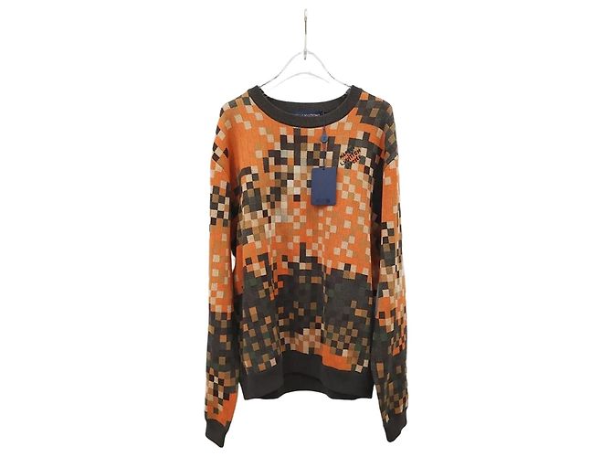 Louis Vuitton Strickpullover Rundhals Orange