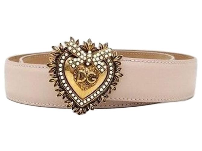 Dolce & Gabbana Cinto de couro Devotion
