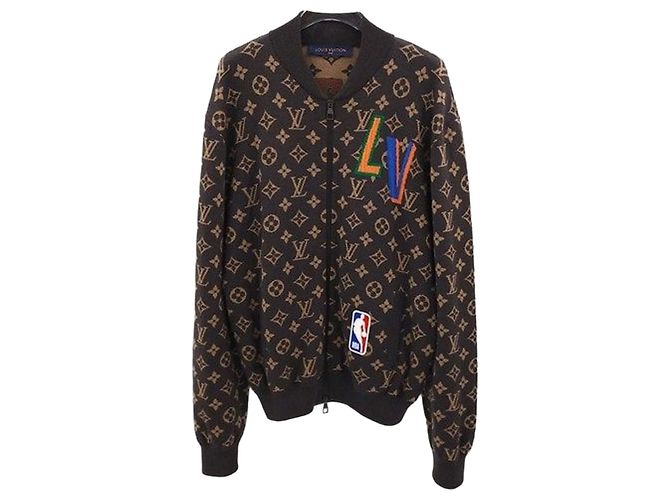 Louis Vuitton Monogram Knit Bomber Jacket