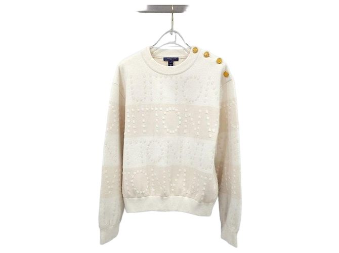Louis Vuitton Pull-over en maille rayé