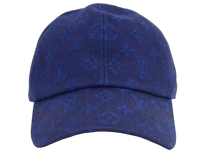 Louis Vuitton Boné Monogram Essential Blue