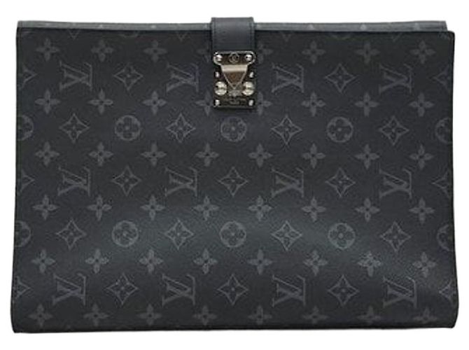 Louis Vuitton Monogram Eclipse Document Tablet Case Clutch