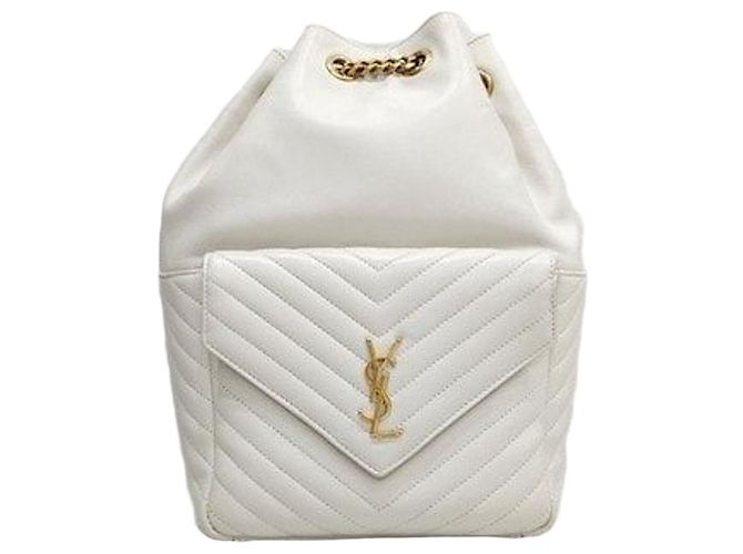 Autre Marque Monogram Joy Backpack Ivory