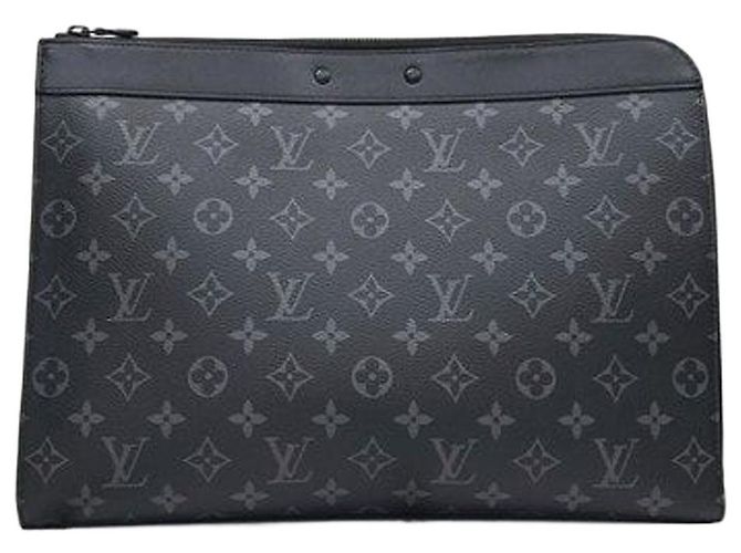 Louis Vuitton Pochette Jour GM Monogram Eclipse Clutch
